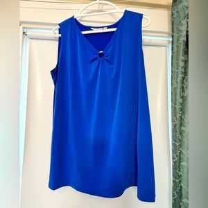 Royal blue sleeveless top